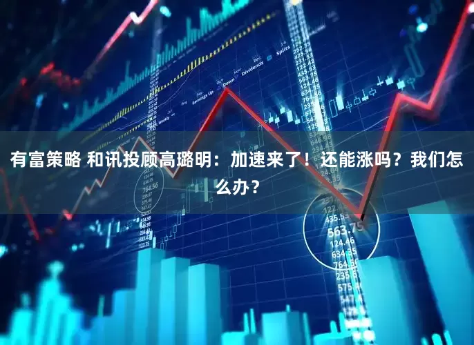 有富策略 和讯投顾高璐明：加速来了！还能涨吗？我们怎么办？